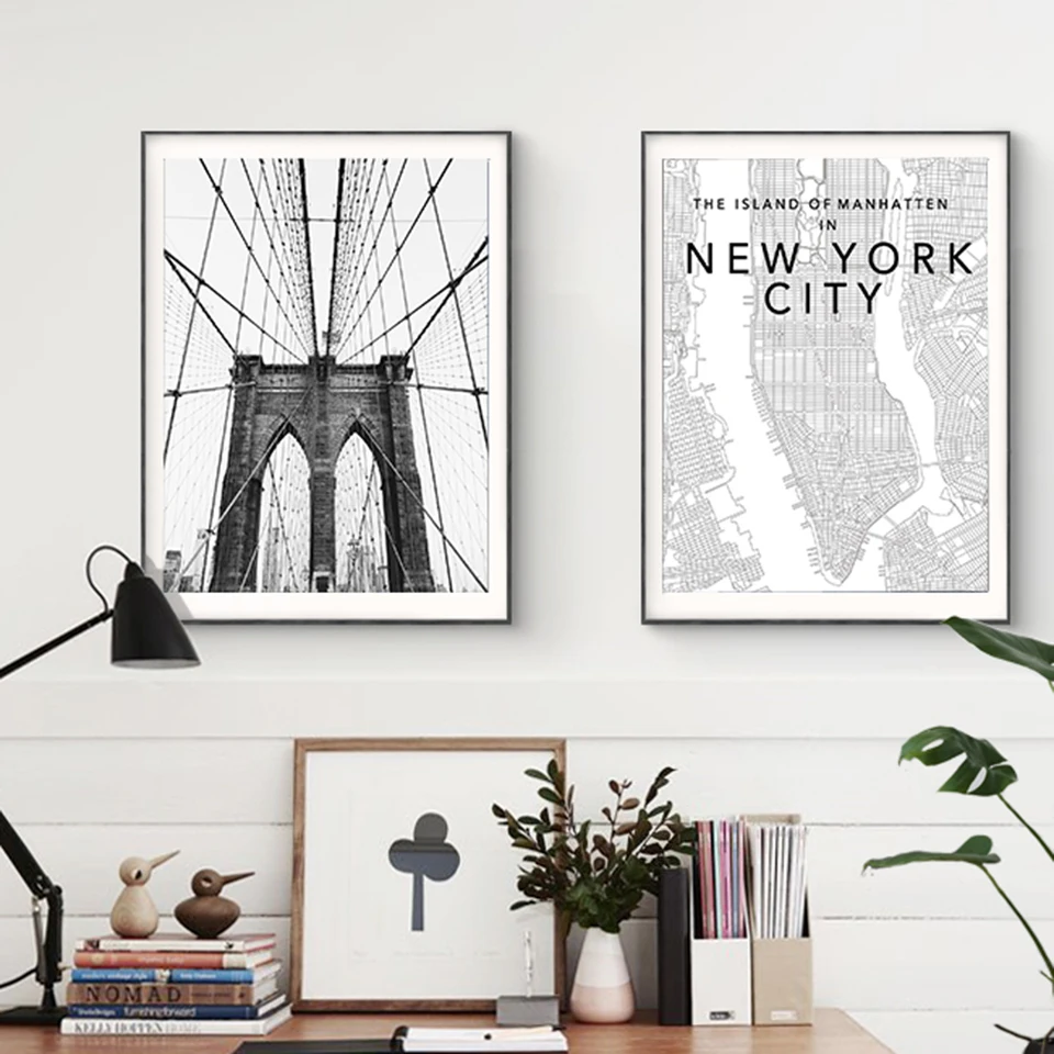 Vintage Bridge Brooklyn Posters and Prints Canvas Painting New York Map Wall Pictures For Living Room Modern Home Decor No Frame
Vintage Bridge Brooklyn Posters and Prints Canvas Painting New York Map Wall Pictures For Living Room Modern Home Decor No Frame