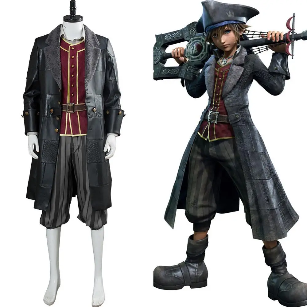 Костюм для косплея Kingdom Hearts 3 пиратский сора, комплект одежды для взрослых, для мужчин и женщин, карнавальные костюмы на Хэллоуин
Костюм для косплея Kingdom Hearts 3 пиратский сора, комплект одежды для взрослых, для мужчин и женщин, карнавальные костюмы на Хэллоуин