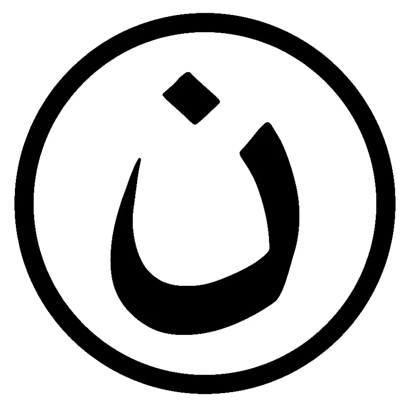 15cm*15cm Christian In Arabic Creative Stickers Decals Vinyl Black/Silver S3-5536
15cm*15cm Christian In Arabic Creative Stickers Decals Vinyl Black/Silver S3-5536