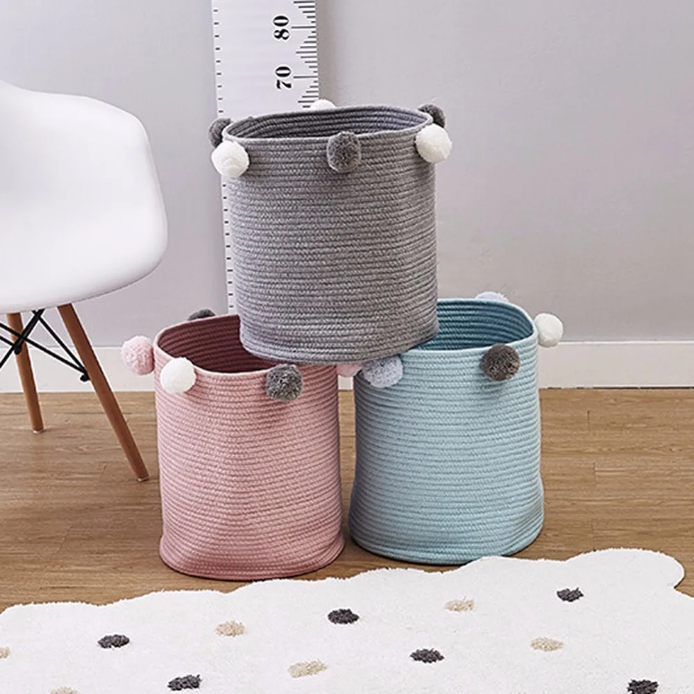Home Accessories Cotton Rope Storage Basket with Handles Baskets for Kids Toy Laundry Nursery Hamper
Home Accessories Cotton Rope Storage Basket with Handles Baskets for Kids Toy Laundry Nursery Hamper