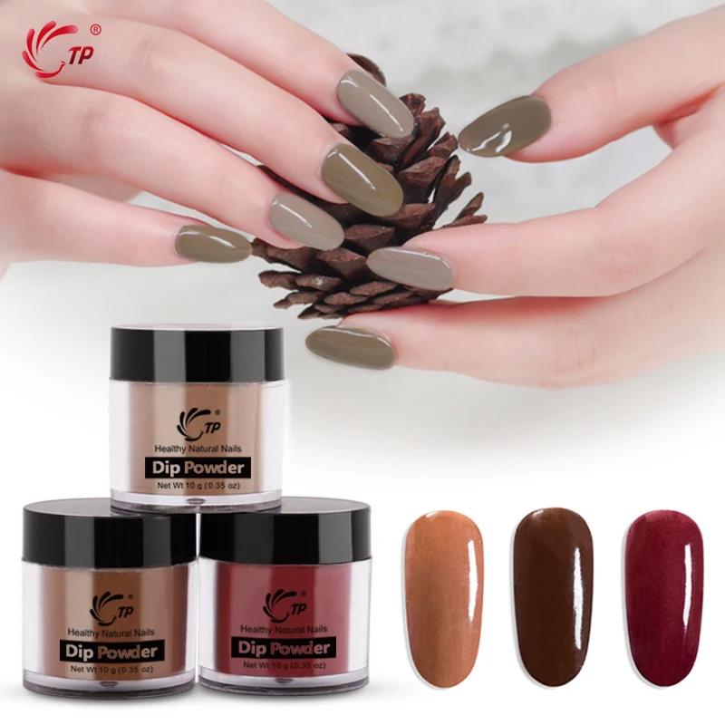 Dip Powder 3 шт./лот стартовый набор натуральный сухой без лампы градиент французский