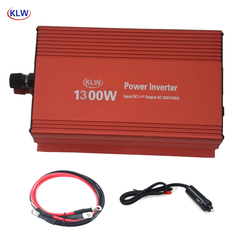 USB charge 1300W Watt DC 24V to AC 220V Portable Car Power Inverter Charger Converter Adapter DC 24 to AC 220 Modified Sine Wave
USB charge 1300W Watt DC 24V to AC 220V Portable Car Power Inverter Charger Converter Adapter DC 24 to AC 220 Modified Sine Wave