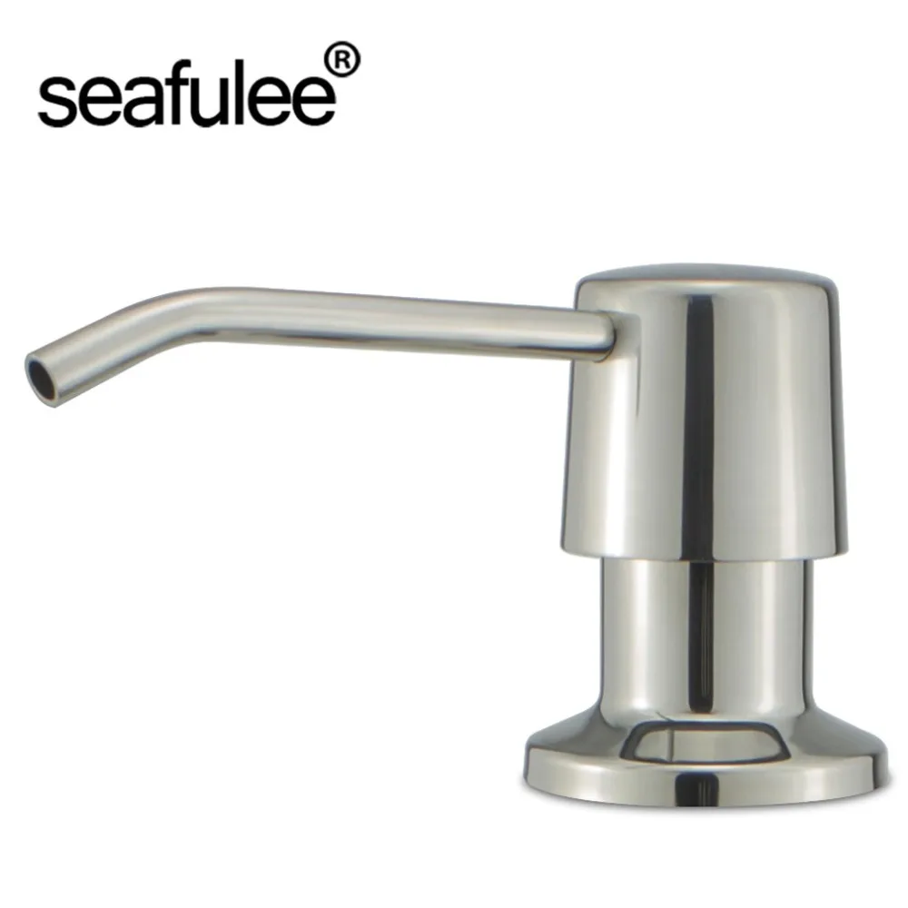 Kitchen Sink Liquid Soap Dispenser Polished Chrom Finish Stainless Steel 17 OZ Bottle /3.15 Inch Threaded Tube
Kitchen Sink Liquid Soap Dispenser Polished Chrom Finish Stainless Steel 17 OZ Bottle /3.15 Inch Threaded Tube