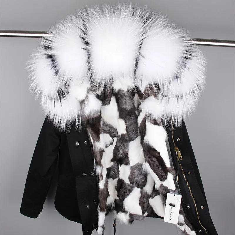 MAO MAO KONG Winter Jacket 2020 Army Green Parka Coats Real Large Raccoon Fur Collar Fox Fur Lining Hooded Outwear
MAO MAO KONG Winter Jacket 2020 Army Green Parka Coats Real Large Raccoon Fur Collar Fox Fur Lining Hooded Outwear
