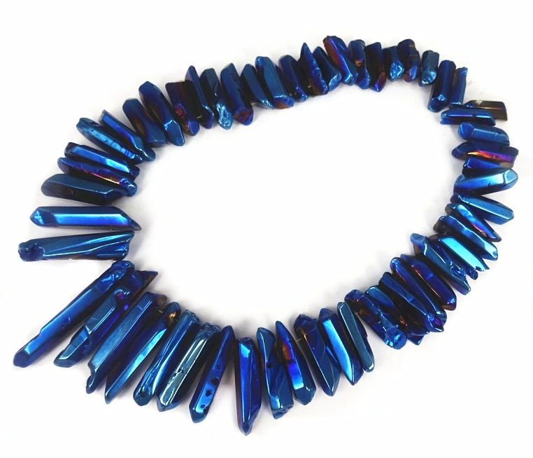 15.5inch/strand Crystal Pillar Finish BBLUE AB Crystal Point Pendants Wholesale Mystic Titanium Necklace Crafts Supplier
15.5inch/strand Crystal Pillar Finish BBLUE AB Crystal Point Pendants Wholesale Mystic Titanium Necklace Crafts Supplier