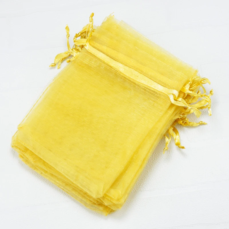 200pcs/lot Gold Organza Bags 9x12cm Small Jewelry Bag Wedding Decoration Candy Gifts Packaging Bags Organza Gift Bag & Pouches
200pcs/lot Gold Organza Bags 9x12cm Small Jewelry Bag Wedding Decoration Candy Gifts Packaging Bags Organza Gift Bag & Pouches