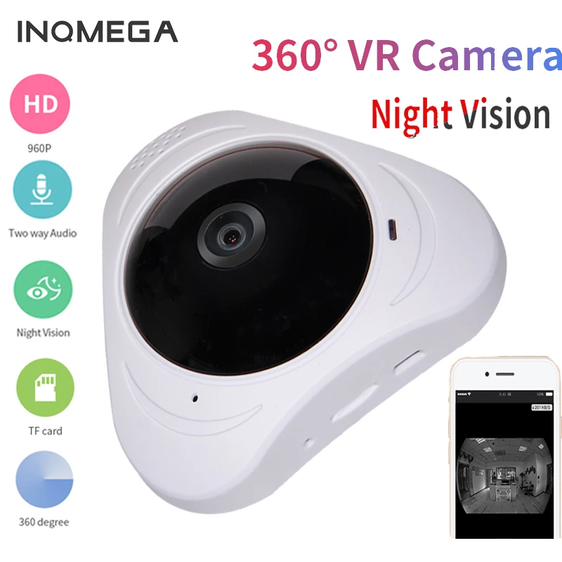 INQMEGA 960P IP камера беспроводная 3D VR 360 градусов панорамная рыбий глаз 1.3MP домашняя камера наблюдения безопасности wifi камера YOOSEE
INQMEGA 960P IP камера беспроводная 3D VR 360 градусов панорамная рыбий глаз 1.3MP домашняя камера наблюдения безопасности wifi камера YOOSEE