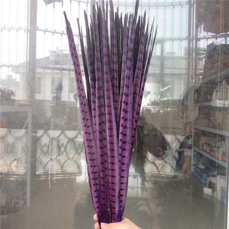 YY-tesco 50 Pcs/Lot Pheasant Tail Feathers 20-22inch 50-55CM jewelry Wedding Decorations Natural Purple Pheasant Feather Plume
YY-tesco 50 Pcs/Lot Pheasant Tail Feathers 20-22inch 50-55CM jewelry Wedding Decorations Natural Purple Pheasant Feather Plume