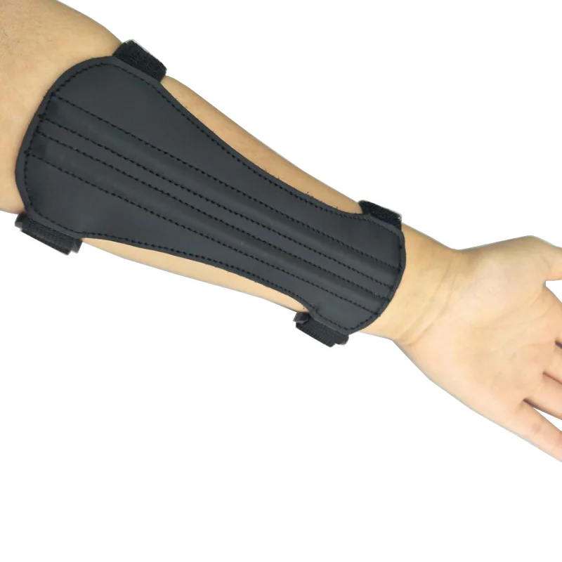 2 strap Leather Black Archery Arm Guard Protect your forearm Armguard with 2 belts flexible adjustable Hunting
2 strap Leather Black Archery Arm Guard Protect your forearm Armguard with 2 belts flexible adjustable Hunting