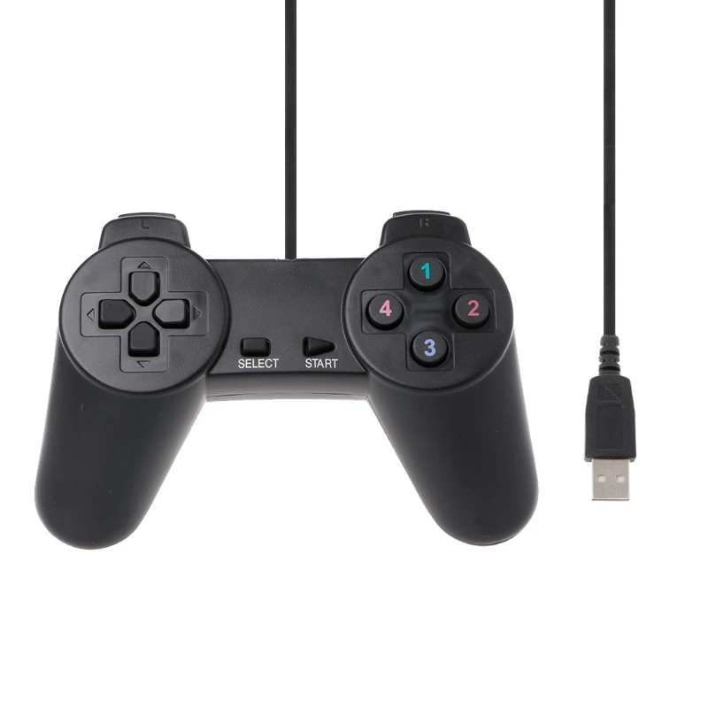 USB 2.0 Wired Multimedia Gamepad Gaming Joystick Joypad Wired Game Controller For Laptop Computer PC
USB 2.0 Wired Multimedia Gamepad Gaming Joystick Joypad Wired Game Controller For Laptop Computer PC