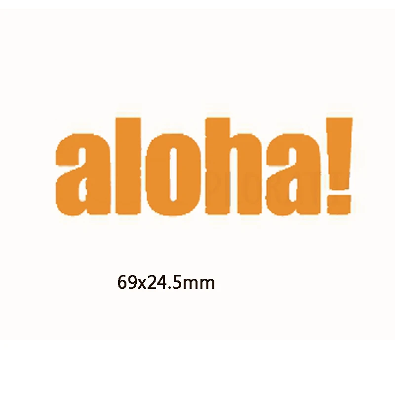 Aloha Words Metal Cutting Dies DIY Scrapbooking Embossing Paper Cards Making Crafts Supplies New 2019 Diecut
Aloha Words Metal Cutting Dies DIY Scrapbooking Embossing Paper Cards Making Crafts Supplies New 2019 Diecut