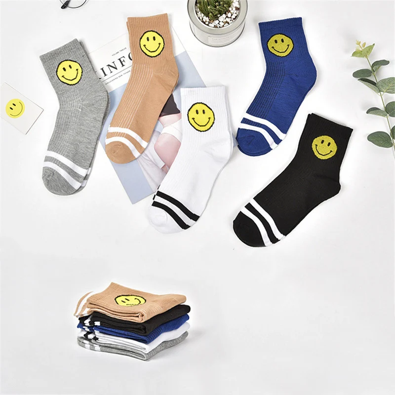 Summer Casual Ankle Funny Smile Strip Pattern Socks Women Cotton Meias Ladies Harajuku Calcetines Mujer Socks for Girls E0059
Summer Casual Ankle Funny Smile Strip Pattern Socks Women Cotton Meias Ladies Harajuku Calcetines Mujer Socks for Girls E0059