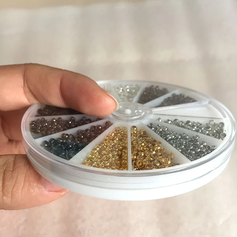 1 box Copper Brass Round Spacer Beads Crimps End Beads 2mm 1500pcs+2.5mm 750pcs For Necklace Earrings Jewelry Making Findings
1 box Copper Brass Round Spacer Beads Crimps End Beads 2mm 1500pcs+2.5mm 750pcs For Necklace Earrings Jewelry Making Findings