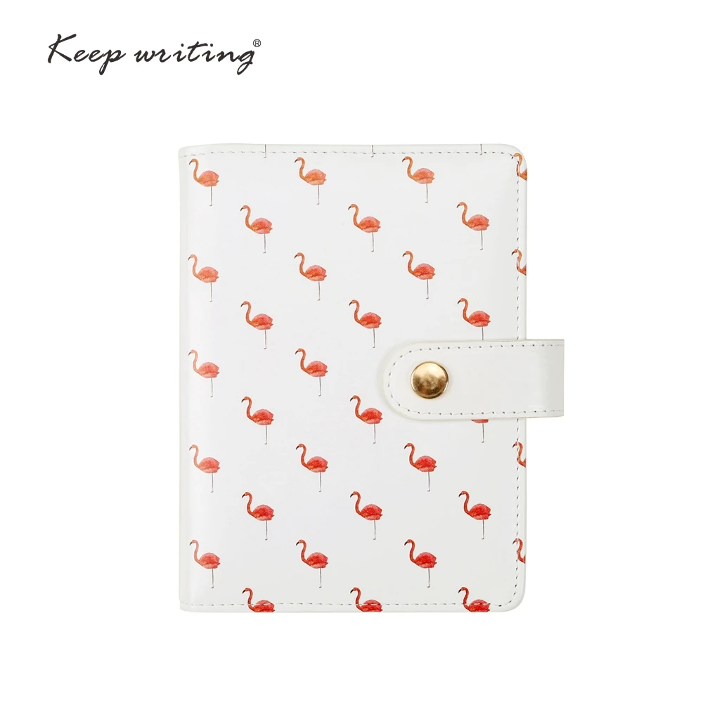 A6 Cute notebooks Flamingos Elk print planner 80 sheets Color pages faux leather journal simplicity book Student Stationery
A6 Cute notebooks Flamingos Elk print planner 80 sheets Color pages faux leather journal simplicity book Student Stationery