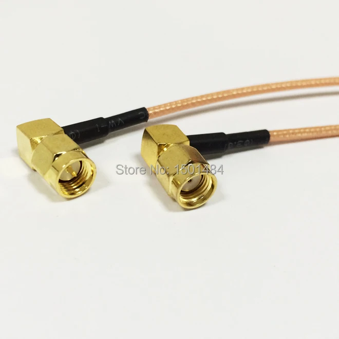 New SMA Male Plug Right Angle Connector Switch RP-SMA Male Plug Right Angle Convertor RG316 Cable 15CM 6" Adapter
New SMA Male Plug Right Angle Connector Switch RP-SMA Male Plug Right Angle Convertor RG316 Cable 15CM 6" Adapter