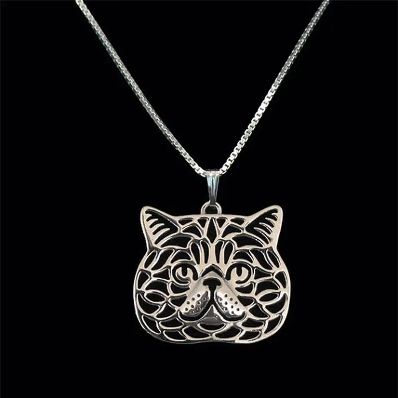 Women's Jewelry Animal Pendant Necklaces Alloy Exotic Shorthair Cat Necklaces Drop Shipping
Women's Jewelry Animal Pendant Necklaces Alloy Exotic Shorthair Cat Necklaces Drop Shipping