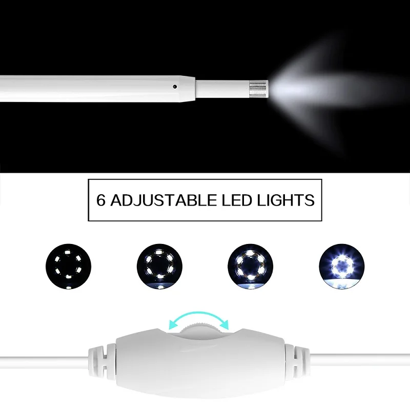 5 мм wifi офтальмоскоп otoscope беспроводной Ухо Цифровой Видео usb эндоскоп