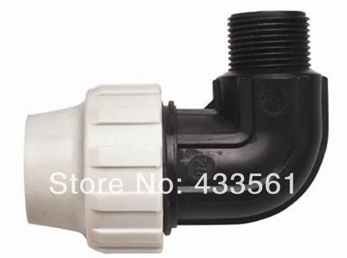 Male threaded elbow 90deg in Size DN25 for different plastic pipeline connection with quality PP materials mold injected thread
Male threaded elbow 90deg in Size DN25 for different plastic pipeline connection with quality PP materials mold injected thread