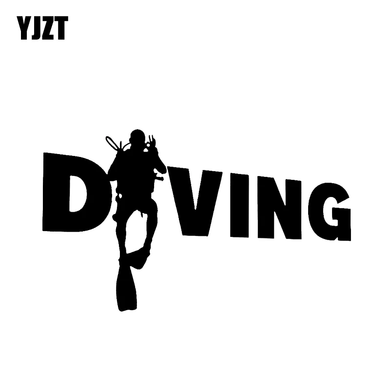 YJZT 17.3*10.2CM Coolest Diving Unique Silhouette Car Sticker Vinyl Decor C12-0670
YJZT 17.3*10.2CM Coolest Diving Unique Silhouette Car Sticker Vinyl Decor C12-0670