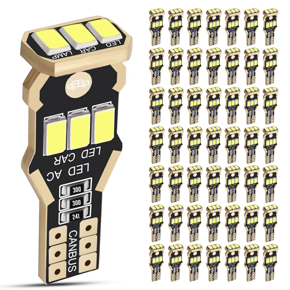 50pcs T15 W16W LED Bulbs 921 920 912 Canbus Error Free Reverse Light 5730 SMD Auto Car Backup Parking Lamp 6000K White DC 12V
50pcs T15 W16W LED Bulbs 921 920 912 Canbus Error Free Reverse Light 5730 SMD Auto Car Backup Parking Lamp 6000K White DC 12V