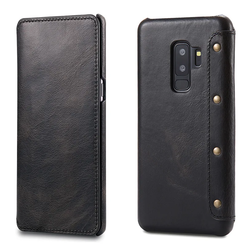 Чехол из натуральной кожи для Samsung Galaxy S9, S9 Plus, Ретро винтажный Чехол-кошелек, кожаный чехол для телефона Galaxy S9, S9 Plus
Чехол из натуральной кожи для Samsung Galaxy S9, S9 Plus, Ретро винтажный Чехол-кошелек, кожаный чехол для телефона Galaxy S9, S9 Plus