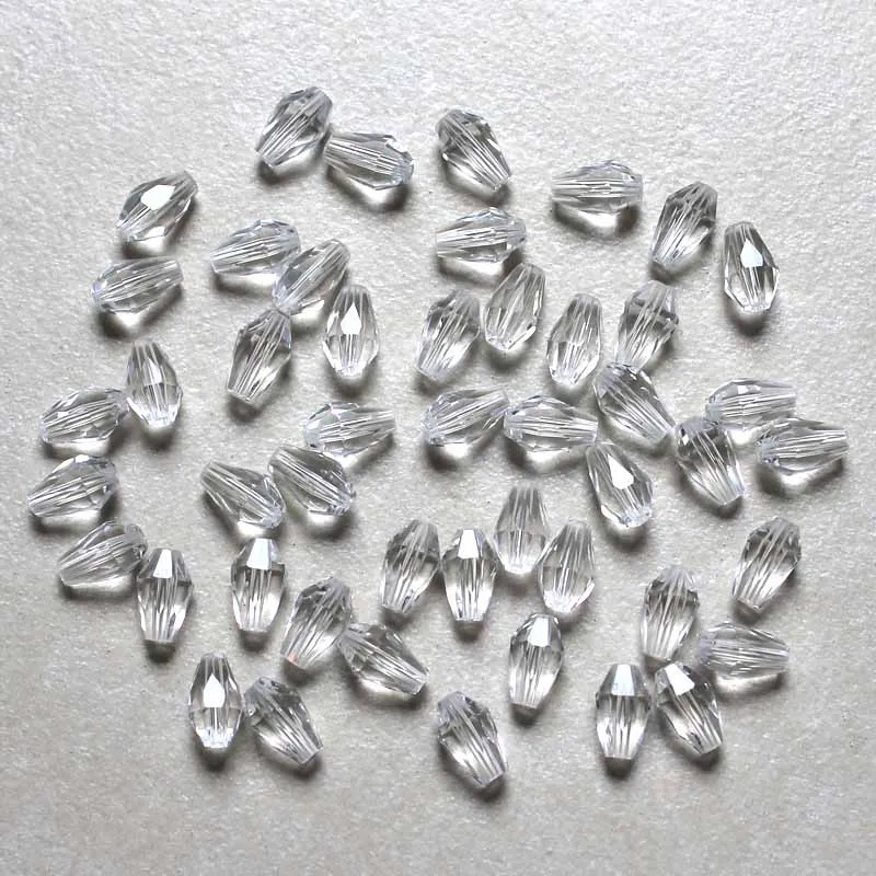 Shangquan 100pcs Teardrop Beads Austria Crystal Beads Waterdrop Beads Loose Spacer Bead for DIY Jewelry Making 8x5mm
Shangquan 100pcs Teardrop Beads Austria Crystal Beads Waterdrop Beads Loose Spacer Bead for DIY Jewelry Making 8x5mm