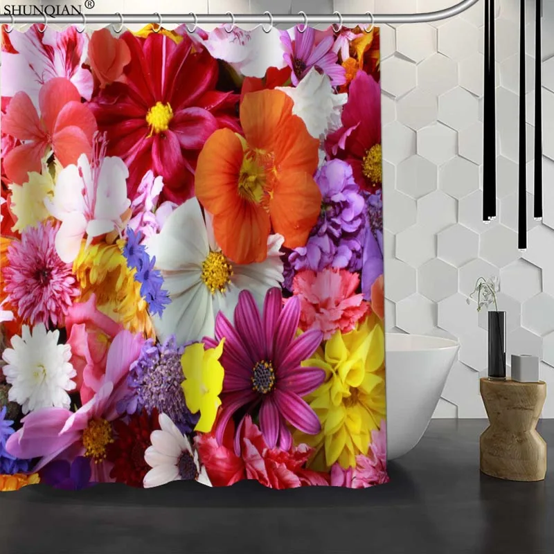 New Gerberas Flower Custom Shower Curtain Waterproof Fabric Bath Curtain Polyester Fabric Bathroom Curtain 18-4.11
New Gerberas Flower Custom Shower Curtain Waterproof Fabric Bath Curtain Polyester Fabric Bathroom Curtain 18-4.11