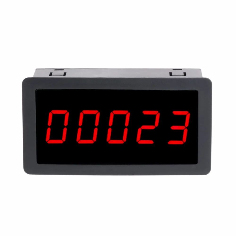 Постоянный ток 12 24V Красный 5 цифр 0 56 "светодиодный панельный Счетчик Счетчика