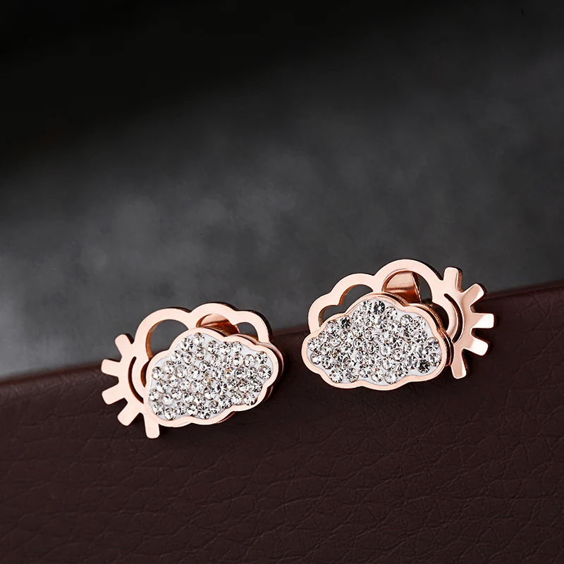 Punk Style Stainless Steel Cloud & Gear Stud Earring for Women Rhinestone Boucle D'oreille Fantaisie Fadeless Dropshipping
Punk Style Stainless Steel Cloud & Gear Stud Earring for Women Rhinestone Boucle D'oreille Fantaisie Fadeless Dropshipping