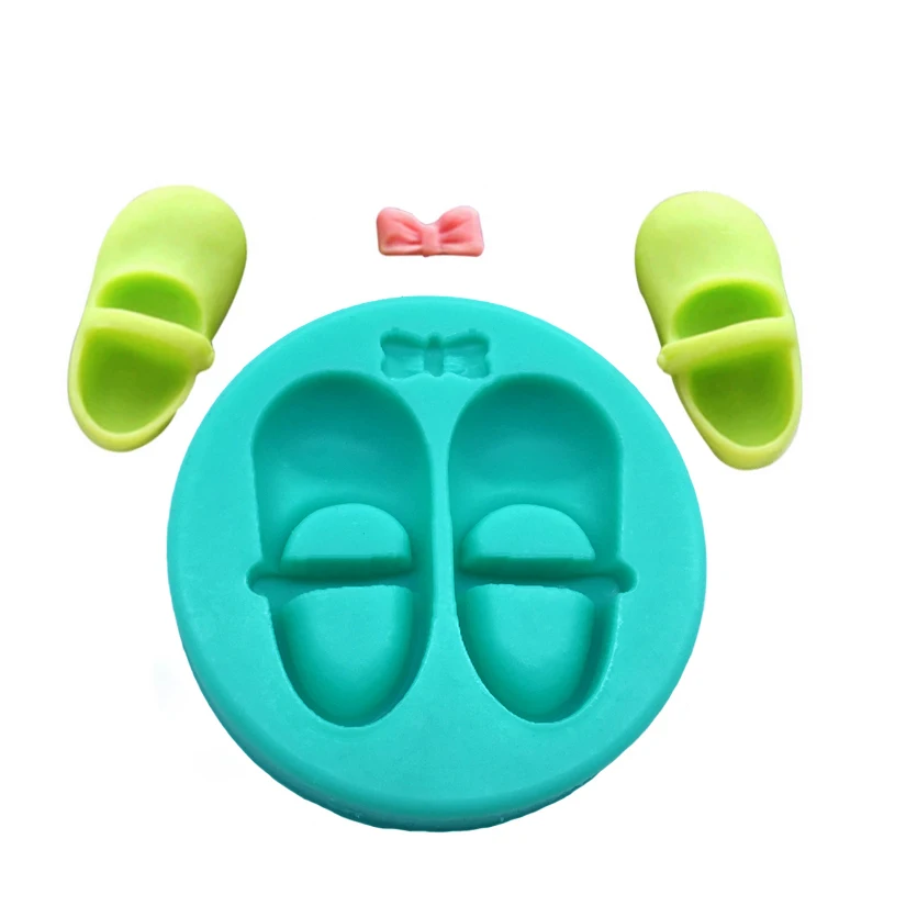 Wholesale 10 Pcs/lot 3D Silicone Baby Shoe Shape Fondant Cake Chocolate Candy Jello Decorating Mold Tools
Wholesale 10 Pcs/lot 3D Silicone Baby Shoe Shape Fondant Cake Chocolate Candy Jello Decorating Mold Tools