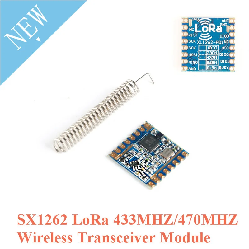 SX1262 LoRa Wireless Transceiver Module 433MHZ 470MHZ Ultra-low Communication Module 433M 470M SPI Interface
SX1262 LoRa Wireless Transceiver Module 433MHZ 470MHZ Ultra-low Communication Module 433M 470M SPI Interface
