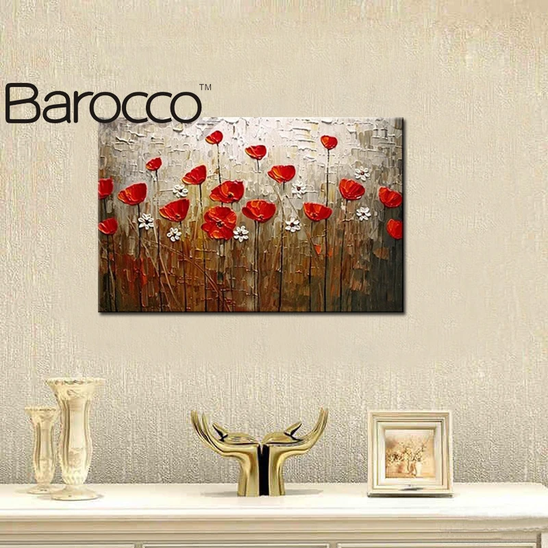 Modern Fashion Home Decoration Porch Wall art Picture Painting Oil Painting On Canvas Red flower
Modern Fashion Home Decoration Porch Wall art Picture Painting Oil Painting On Canvas Red flower