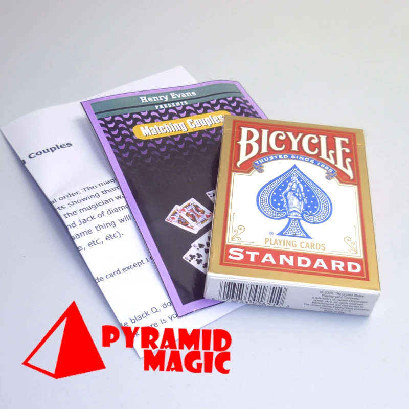 Matching Couples by Henry Evans close up Street mentalism Classic card magic tricks
Matching Couples by Henry Evans close up Street mentalism Classic card magic tricks