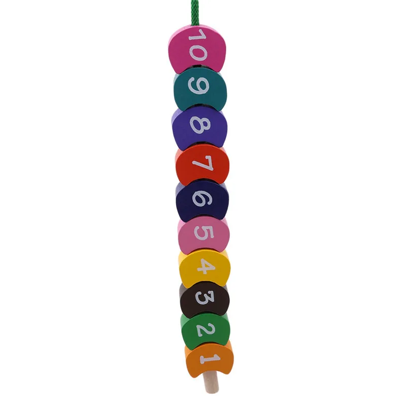 10pcs/SET Wooden Digital Block Stringing Beaded Toys For Children Learning & Education Colorful Products Kids Toy
10pcs/SET Wooden Digital Block Stringing Beaded Toys For Children Learning & Education Colorful Products Kids Toy