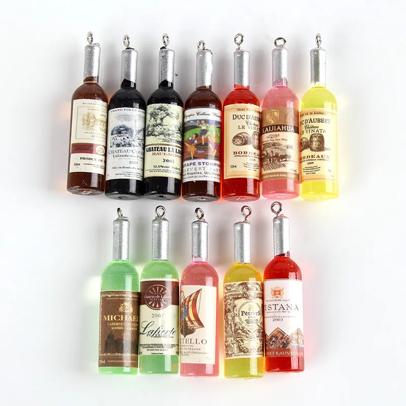 New Arrival Mixed style Wine bottle Plastic Pendant charms For Making jewelry DIY 12pcs Wholesale
New Arrival Mixed style Wine bottle Plastic Pendant charms For Making jewelry DIY 12pcs Wholesale