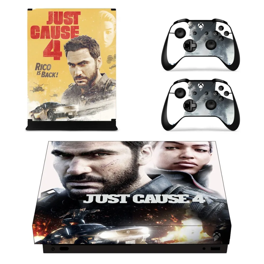 Just Cause 4 Faceplates Skin Console & Controller Decal Stickers for Xbox One X + Sticker | Электроника