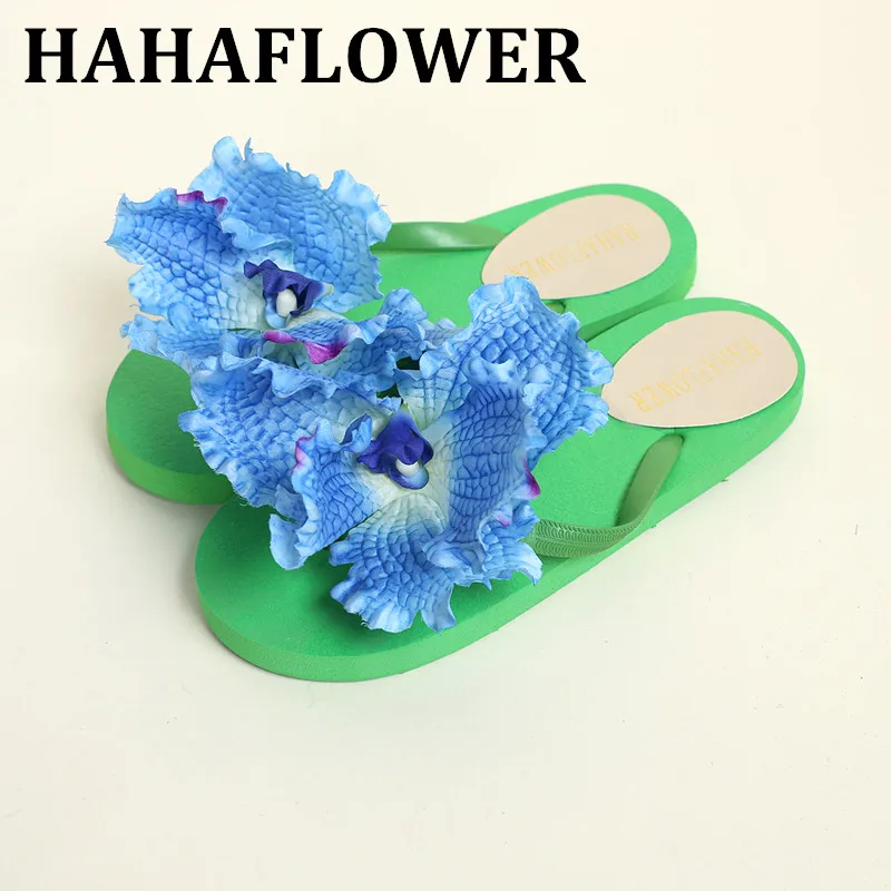 HAHAFLOWER Blue orchid Flower Home Slippers Flip Flop Slippers For Home House Shoes beach shoes free shipping
HAHAFLOWER Blue orchid Flower Home Slippers Flip Flop Slippers For Home House Shoes beach shoes free shipping