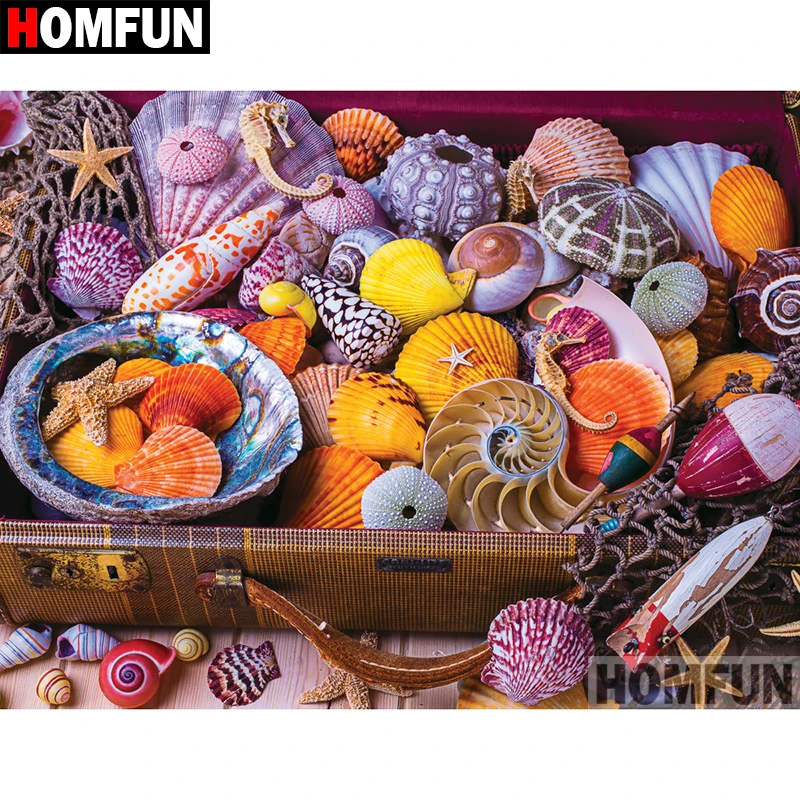 HOMFUN 5D DIY Diamond Painting Full Square/Round Drill "Color shell" Embroidery Cross Stitch gift Home Decor Gift A08387
HOMFUN 5D DIY Diamond Painting Full Square/Round Drill "Color shell" Embroidery Cross Stitch gift Home Decor Gift A08387