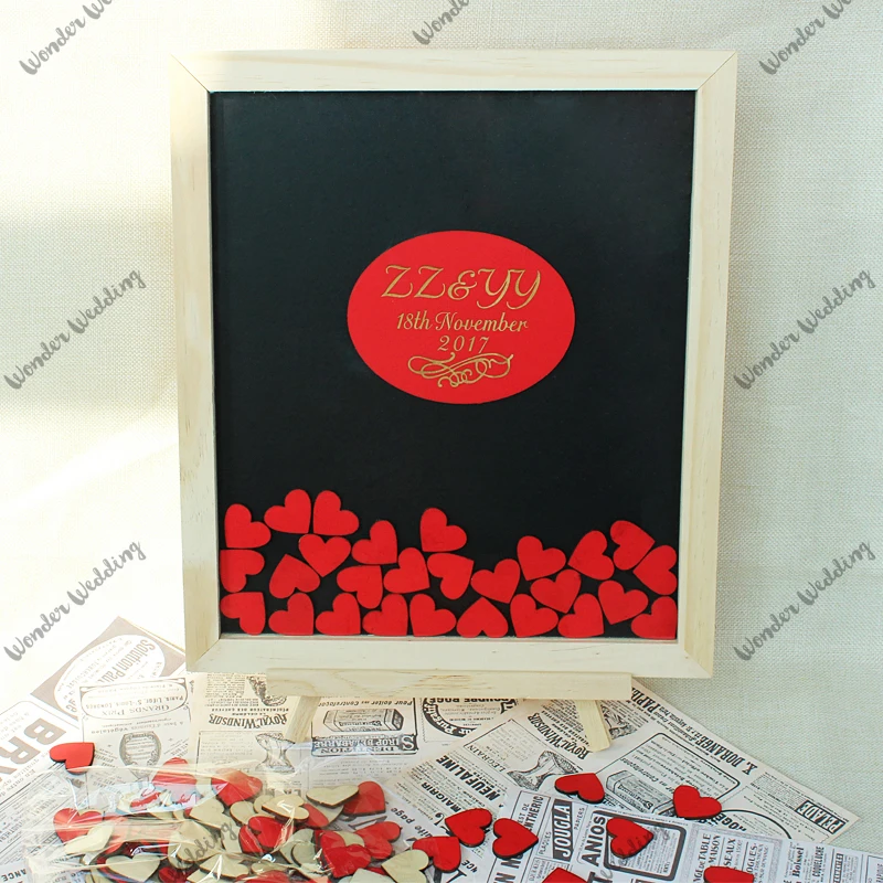 Custom Color Background Personalized Wedding Guestbook Wooden Drop Top Box Red Heart Guest Book with Holder Wedding Decoration
Custom Color Background Personalized Wedding Guestbook Wooden Drop Top Box Red Heart Guest Book with Holder Wedding Decoration