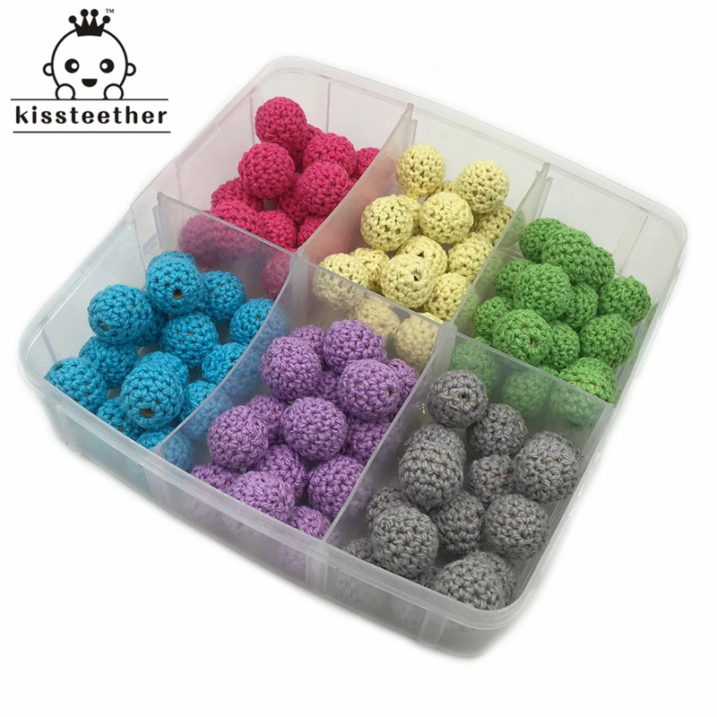 90pcs Colorful Crochet Beads 0.63"(16mm)Wooden Teether Infant Car Hanging Baby Stroller Pacifier Clip DIY Crafts Baby Teether
90pcs Colorful Crochet Beads 0.63"(16mm)Wooden Teether Infant Car Hanging Baby Stroller Pacifier Clip DIY Crafts Baby Teether