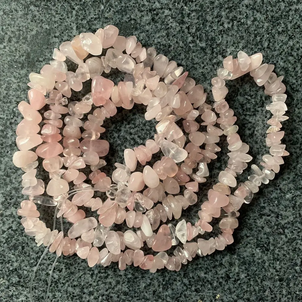 82CM Natural Pink Rose Crystal Quartz Beads Strands Mini Stones Chips Polished for Diy Bracelet Necklace Jewelry Making 1 Strand
82CM Natural Pink Rose Crystal Quartz Beads Strands Mini Stones Chips Polished for Diy Bracelet Necklace Jewelry Making 1 Strand
