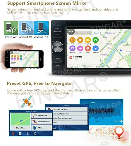 2DIN автомобильный dvd-плеер Android 6 0 система четырехъядерный gps радиоприёмник стерео