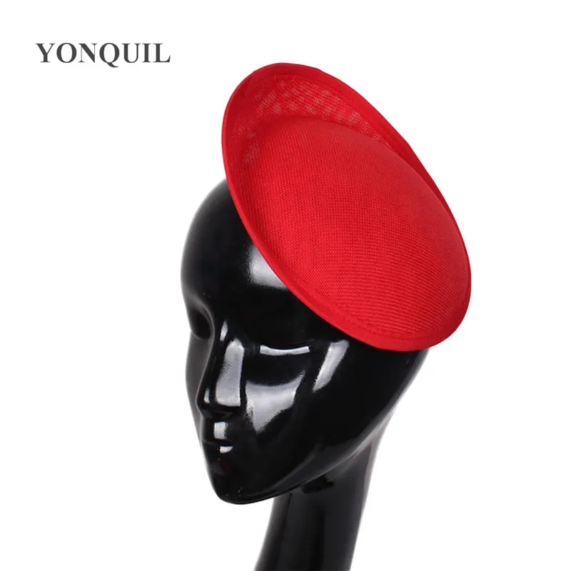 Женская красная шляпка-Вуалетка шляпка для церкви аксессуары волос сделай сам