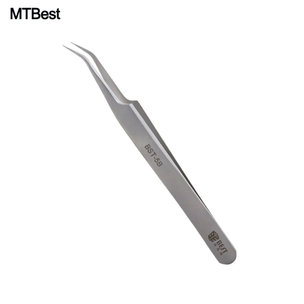 MTBest Electronics Industrial Tweezers Curved Tips Precision Stainless Steel Forceps Clips Mobile Phone Repair Hand Tools
MTBest Electronics Industrial Tweezers Curved Tips Precision Stainless Steel Forceps Clips Mobile Phone Repair Hand Tools