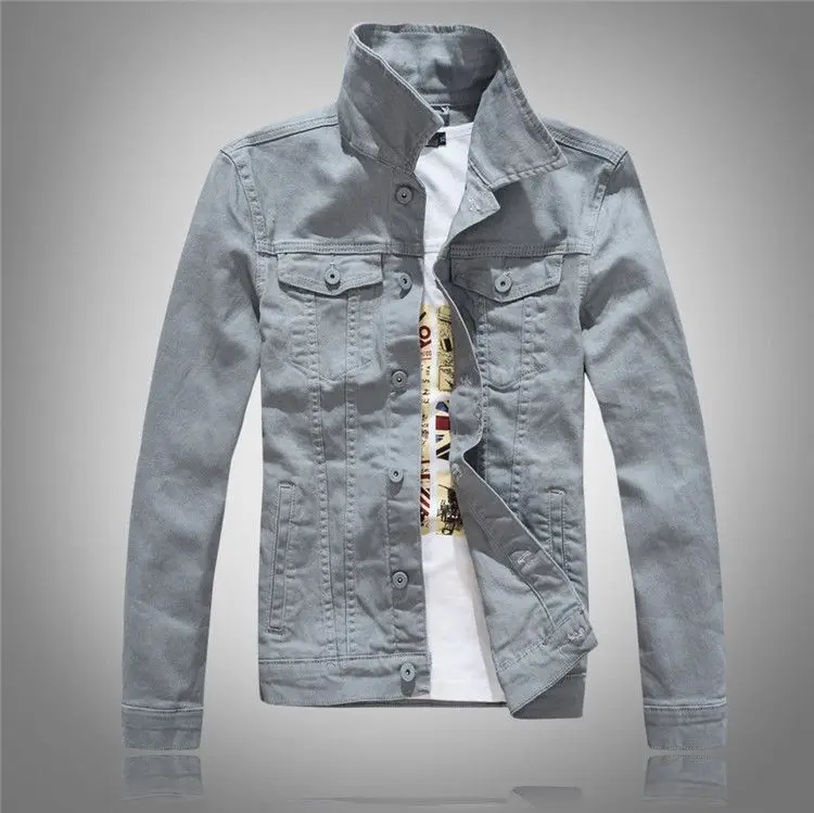 Hip Hop Mens Candy Color Denim Jacket Autumn Single Breasted Slim windbreaker veste homme Street wear short Jeans Jackets 092902
Hip Hop Mens Candy Color Denim Jacket Autumn Single Breasted Slim windbreaker veste homme Street wear short Jeans Jackets 092902