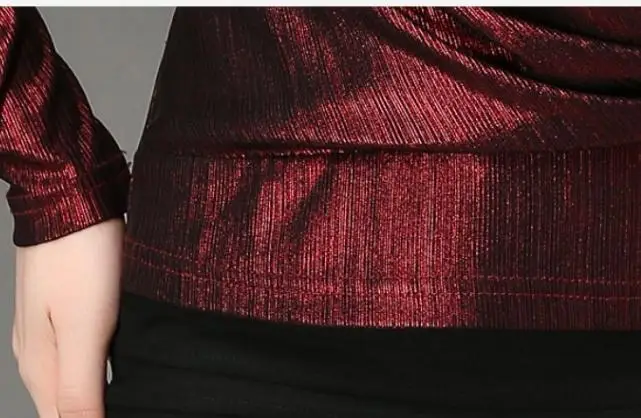 Spring Fall Office Lady Womens Elegant Wine Red Fleece Pleated Glitter Blouse Shirt , 2019 Fashion Women 4xl Long Sleeve Blouses
Spring Fall Office Lady Womens Elegant Wine Red Fleece Pleated Glitter Blouse Shirt , 2019 Fashion Women 4xl Long Sleeve Blouses