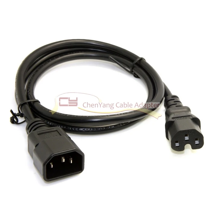 10pcs/IEC 320 C14 Male to C15 Female Power Extension Cable for Kettle Plug 100cm
10pcs/IEC 320 C14 Male to C15 Female Power Extension Cable for Kettle Plug 100cm