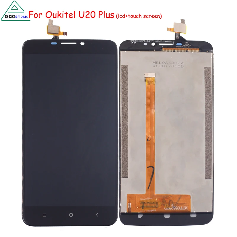 LCD Display For Oukitel U20 plus Screen LCD Touch Screen Digitizer Mobile Phone LCD For Oukitel U20 plus Free Tools
LCD Display For Oukitel U20 plus Screen LCD Touch Screen Digitizer Mobile Phone LCD For Oukitel U20 plus Free Tools