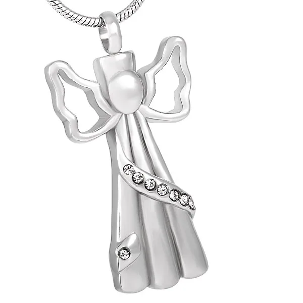 IJD8200 Angel fairy design memorial urn necklace women accessories jewelry stainless steel cremation pendant funeral urn for ash
IJD8200 Angel fairy design memorial urn necklace women accessories jewelry stainless steel cremation pendant funeral urn for ash