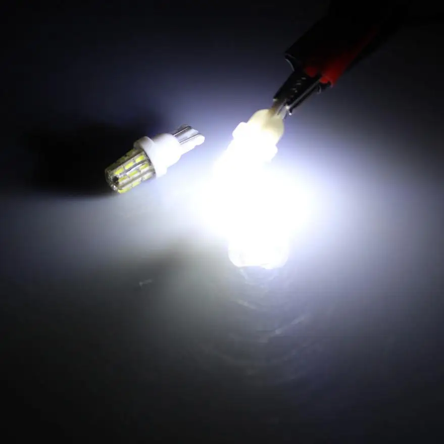 Автомобильный светодиодный светильник 2x Xenon Белый 24 SMD T10 168 194 2825 для номерного